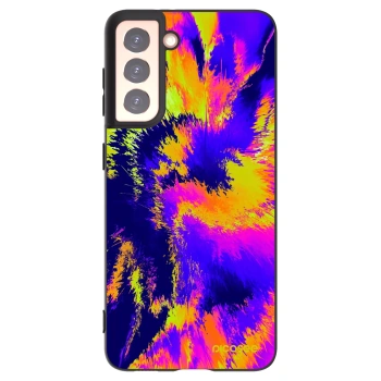 Picasee silikonový černý obal pro Samsung Galaxy S21 5G G991B - Burn