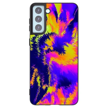 Picasee silikonový černý obal pro Samsung Galaxy S21+ 5G G996F - Burn
