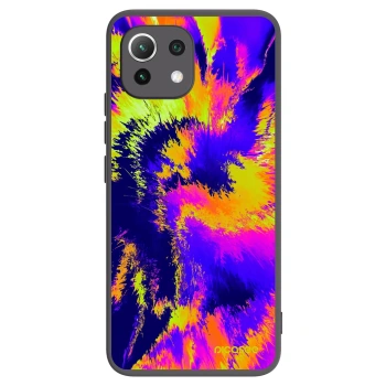 Picasee silikonový černý obal pro Xiaomi Mi 11 Lite - Burn