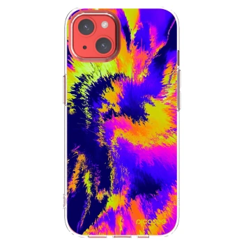 Picasee silikonový průhledný obal pro Apple iPhone 13 - Burn