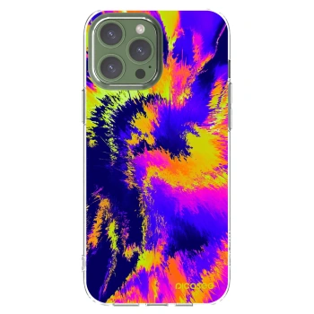 Picasee silikonový průhledný obal pro Apple iPhone 13 Pro Max - Burn