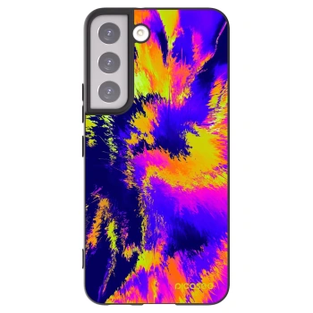 Picasee silikonový černý obal pro Samsung Galaxy S22 5G - Burn