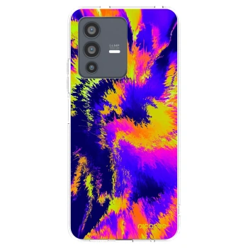 Picasee silikonový průhledný obal pro Vivo V23 5G - Burn