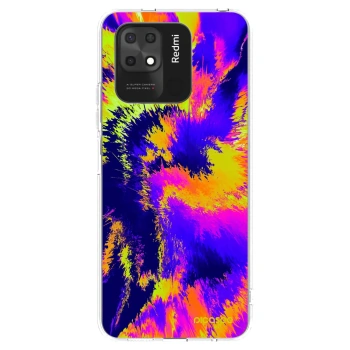Picasee silikonový průhledný obal pro Xiaomi Redmi 10C - Burn