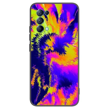 Picasee silikonový černý obal pro OPPO Reno 5 5G - Burn