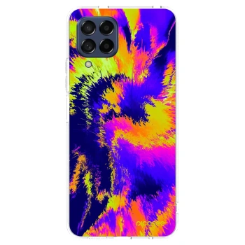 Picasee silikonový průhledný obal pro Samsung Galaxy M53 5G - Burn