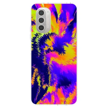 Picasee silikonový průhledný obal pro Motorola Moto G51 - Burn