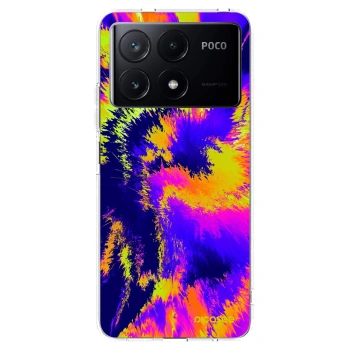 Picasee silikonový průhledný obal pro Xiaomi Poco X6 Pro - Burn