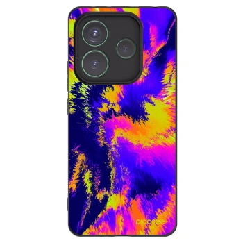 Picasee silikonový černý obal pro Xiaomi Redmi Note 14 5G - Burn