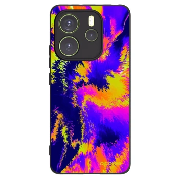 Picasee silikonový černý obal pro Xiaomi Redmi Note 14 4G - Burn