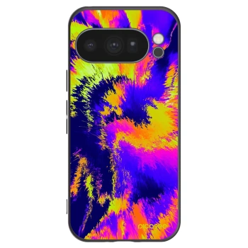 Picasee silikonový černý obal pro Google Pixel 10 Pro - Burn