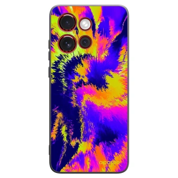 Picasee silikonový černý obal pro Motorola Edge 60 Neo 5G - Burn