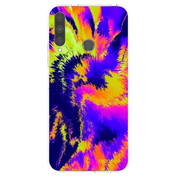 Picasee silikonový průhledný obal pro Huawei P40 Lite E - Burn