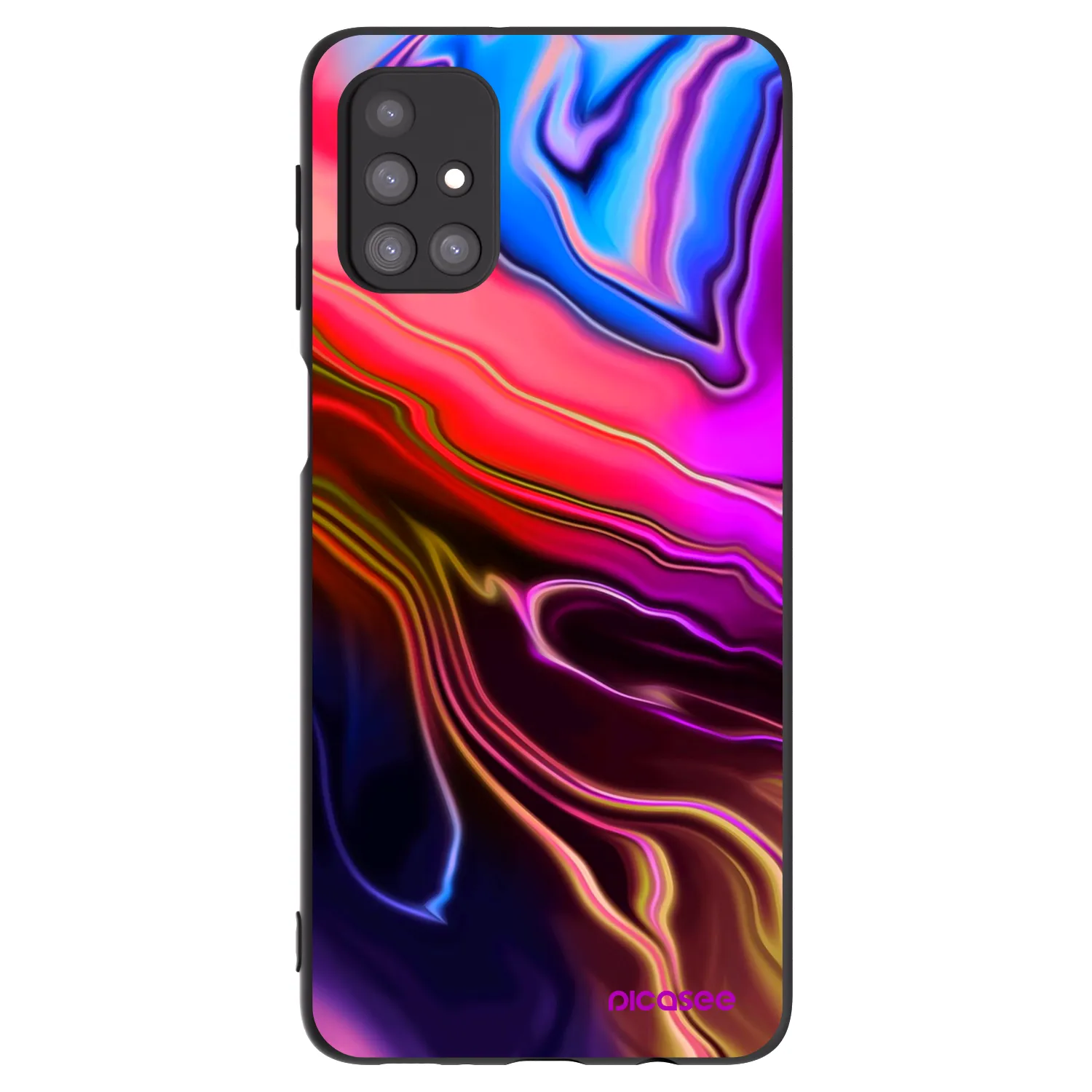 Picasee silikonový černý obal pro Samsung Galaxy M31s - Electric