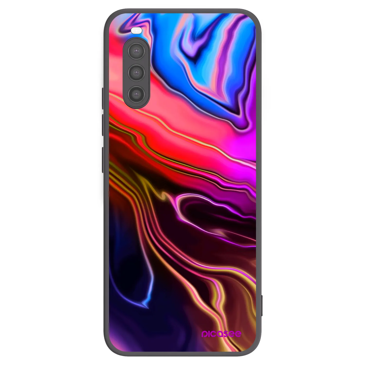 Picasee silikonový černý obal pro Sony Xperia 10 II - Electric