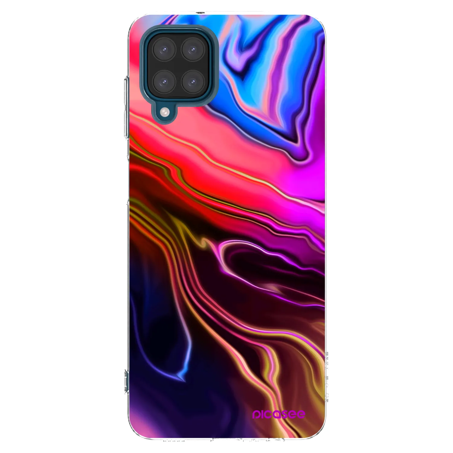 Picasee silikonový průhledný obal pro Samsung Galaxy A12 A125F - Electric