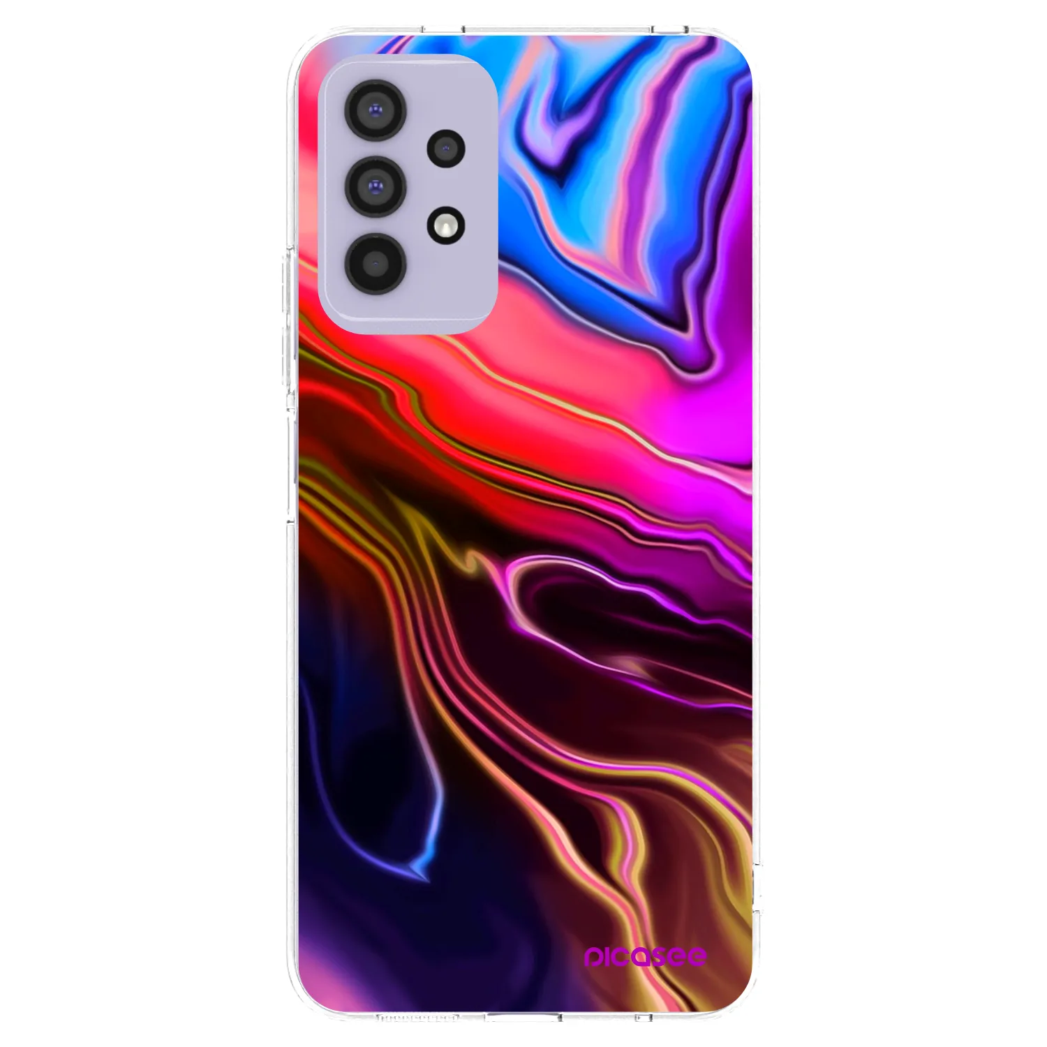 Picasee silikonový průhledný obal pro Samsung Galaxy A32 4G SM-A325F - Electric