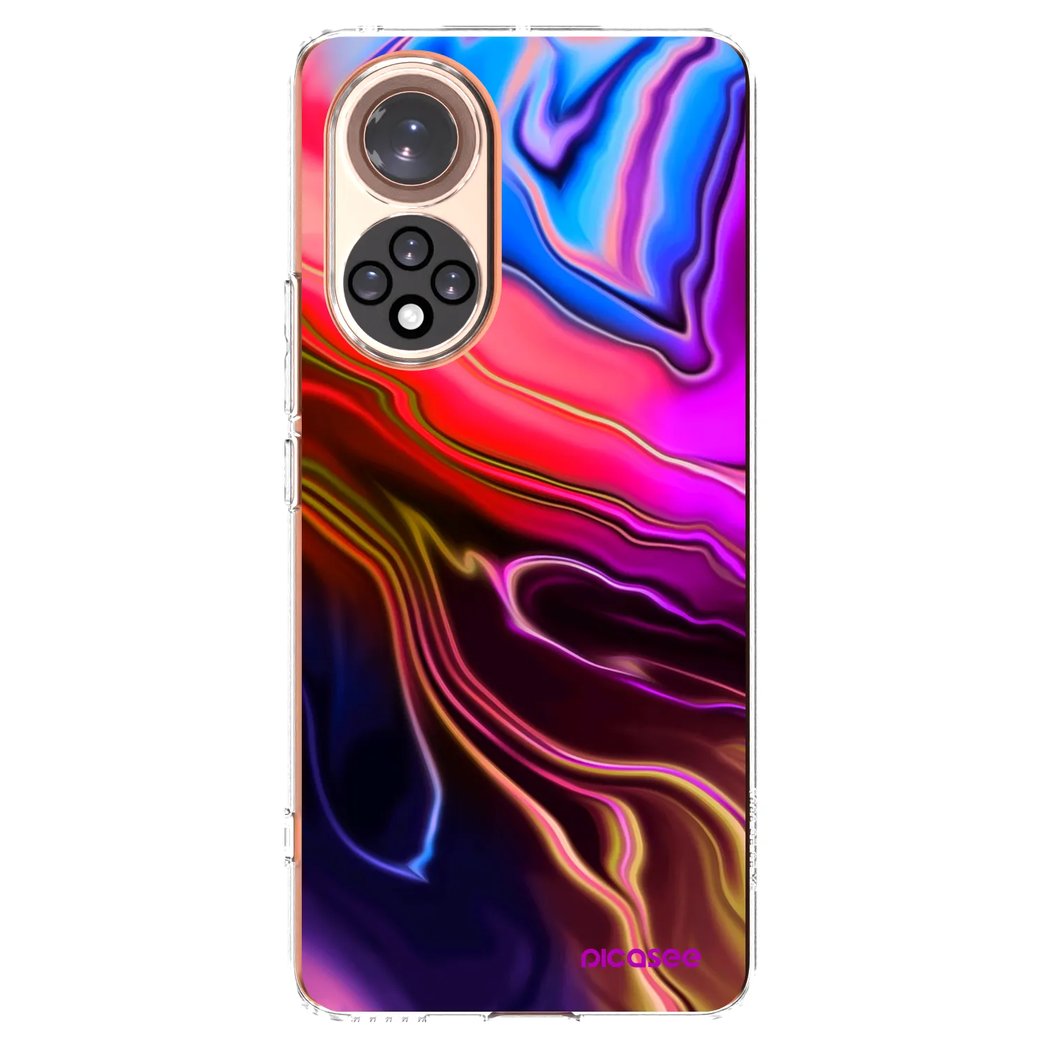 Picasee silikonový průhledný obal pro Honor 50 5G - Electric