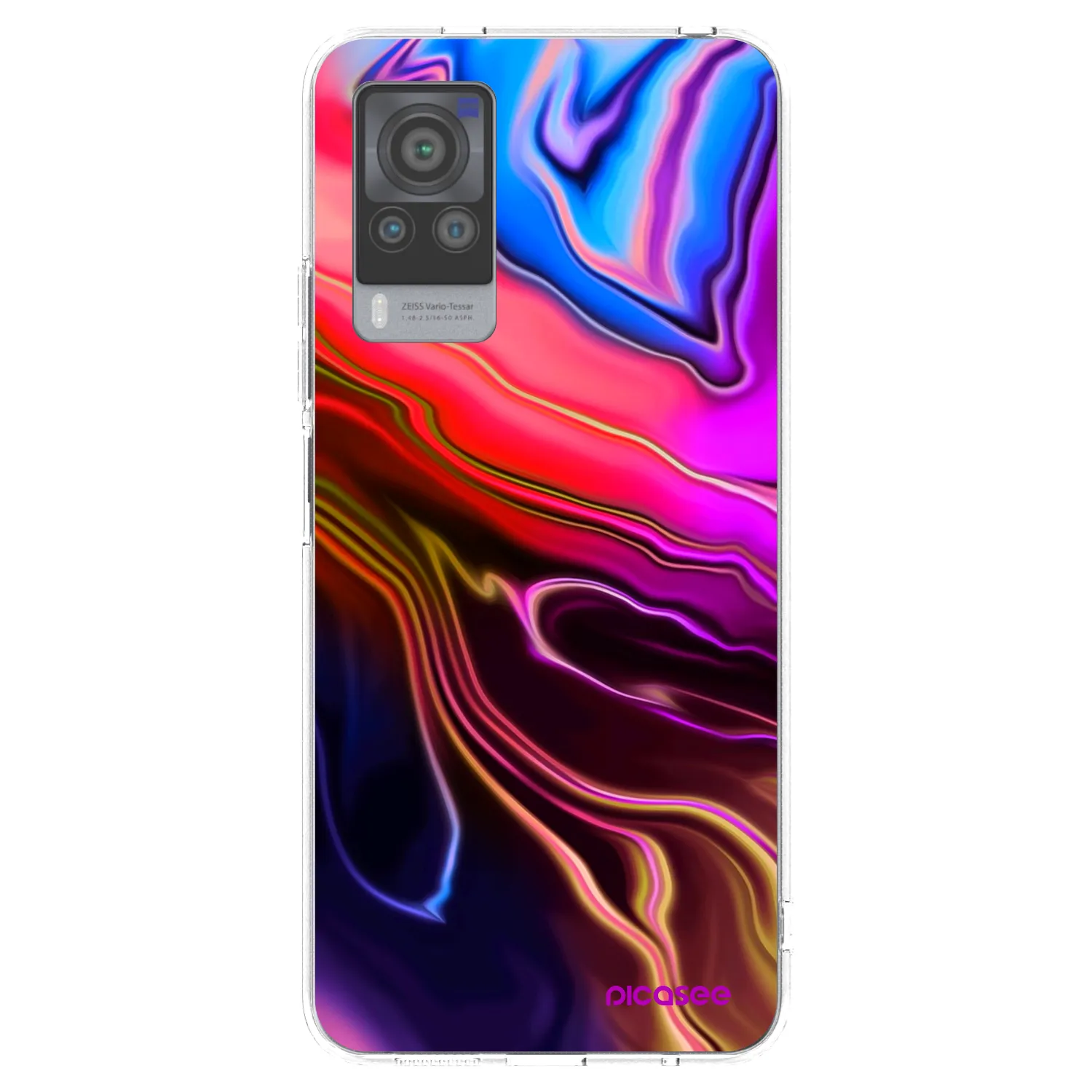 Picasee silikonový průhledný obal pro Vivo X60 Pro 5G - Electric