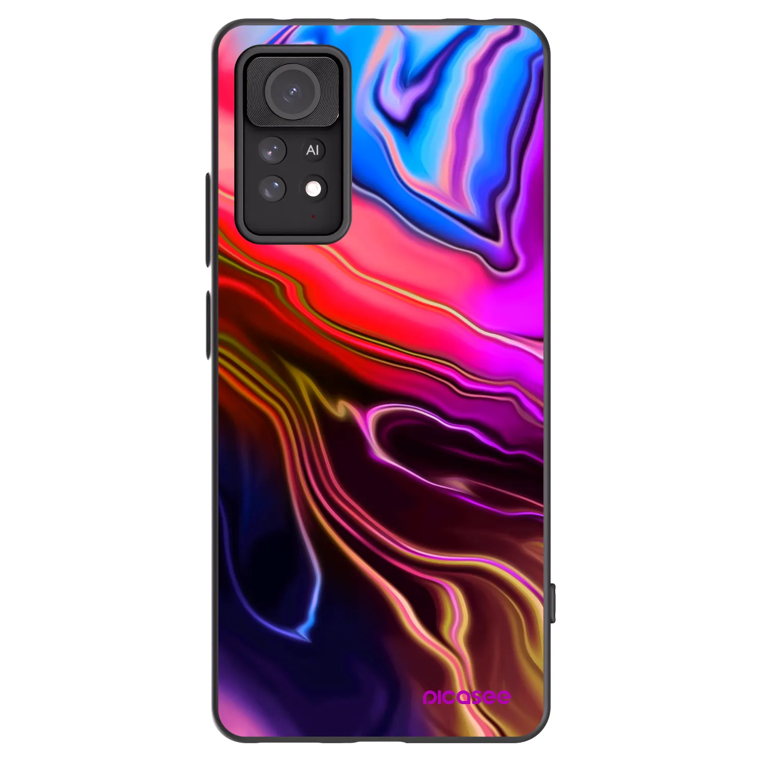 Picasee silikonový černý obal pro Xiaomi Redmi Note 11 Pro - Electric