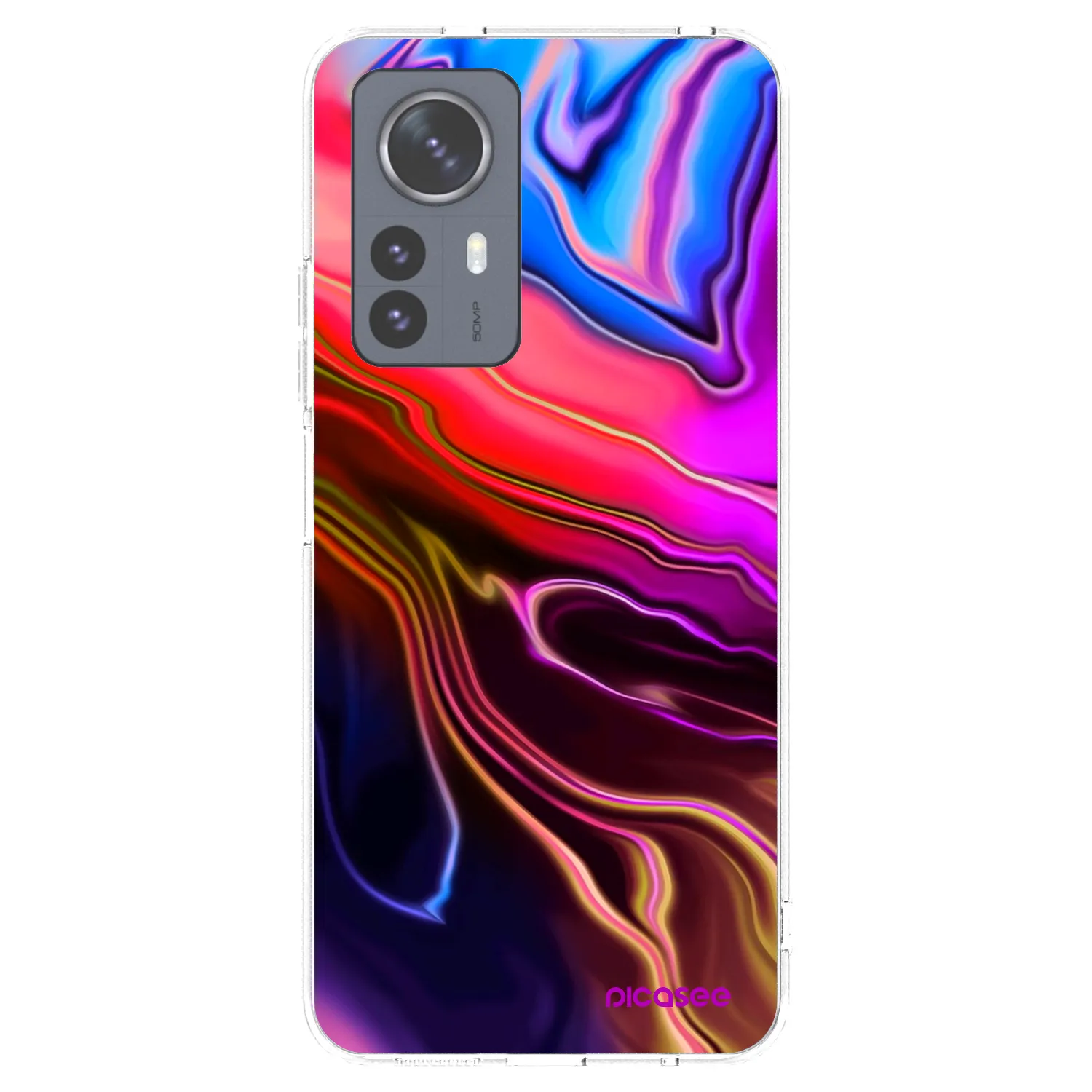 Picasee silikonový průhledný obal pro Xiaomi 12 Pro - Electric