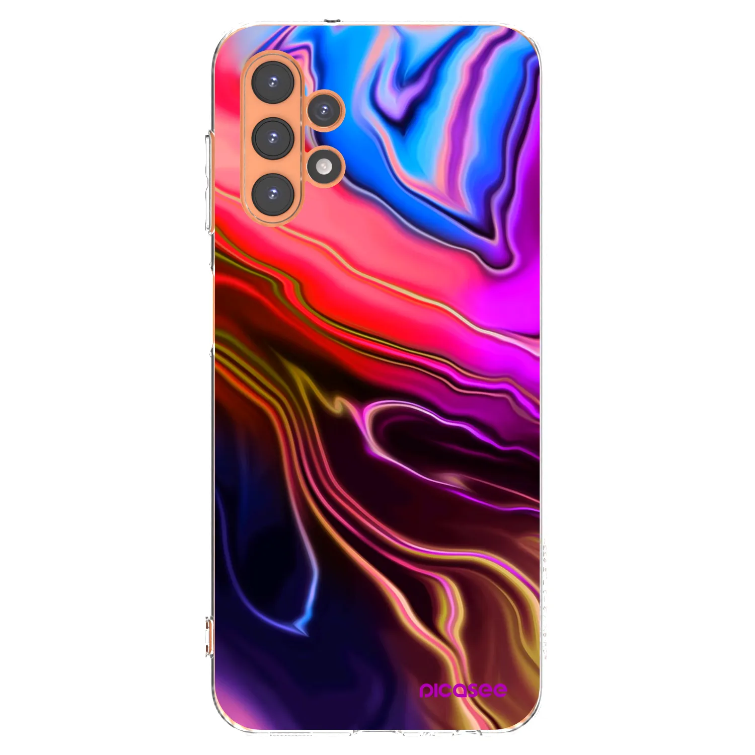Picasee silikonový průhledný obal pro Samsung Galaxy A13 4G A135 - Electric