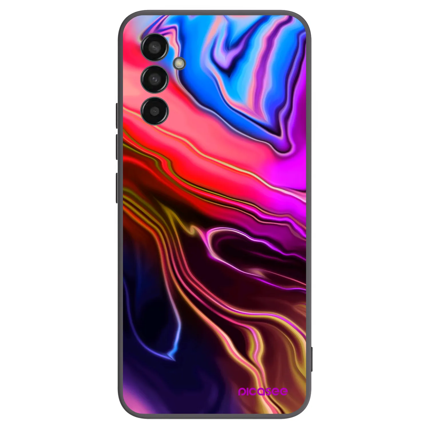 Picasee silikonový černý obal pro Samsung Galaxy M13 M135F - Electric