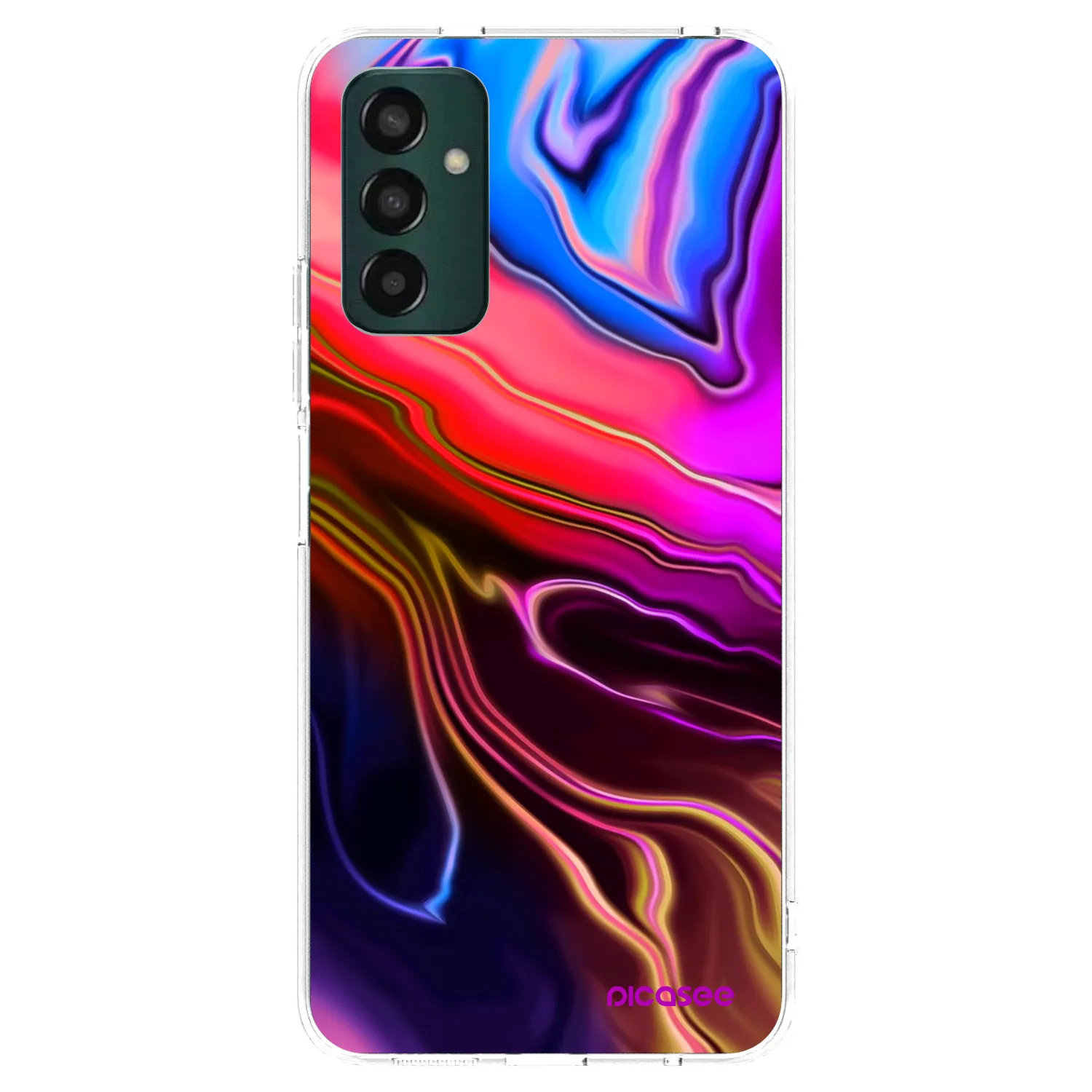 Picasee silikonový průhledný obal pro Samsung Galaxy M23 5G - Electric