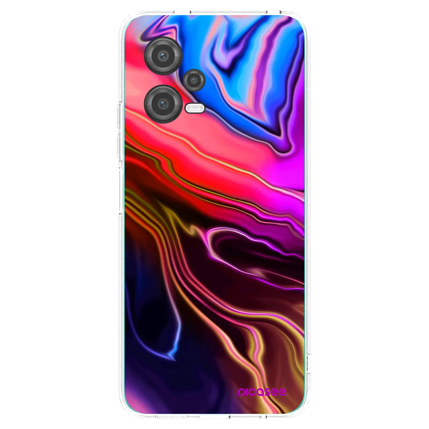 Picasee silikonový průhledný obal pro Xiaomi Poco X5 - Electric