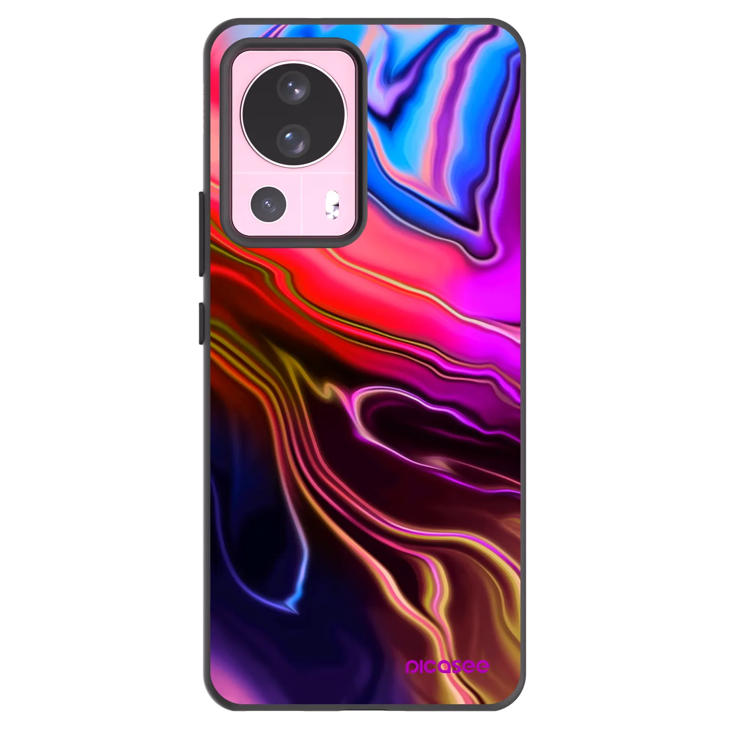 Picasee silikonový černý obal pro Xiaomi 13 Lite - Electric
