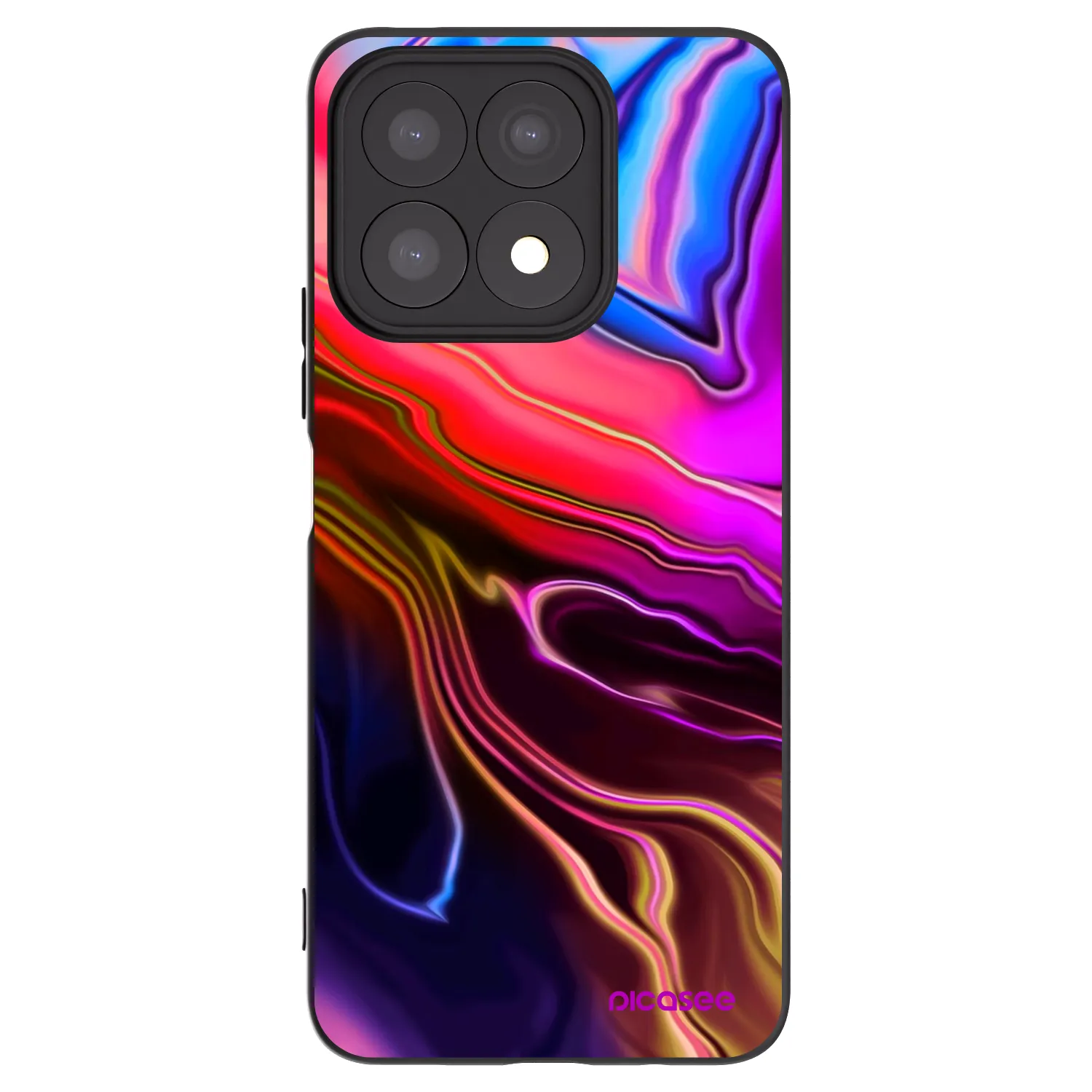 Picasee silikonový černý obal pro Honor X8a - Electric