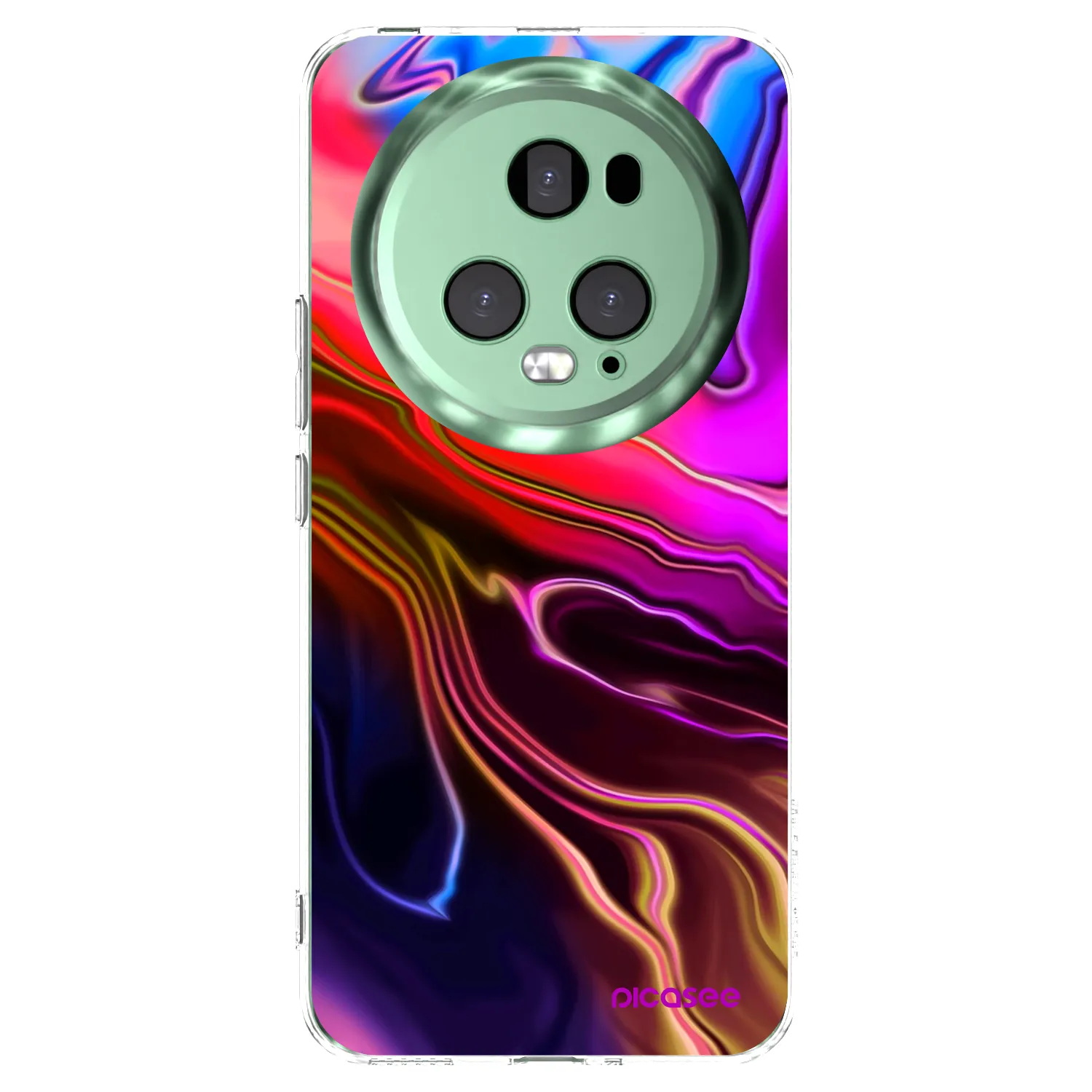 Picasee silikonový průhledný obal pro Honor Magic5 Pro - Electric