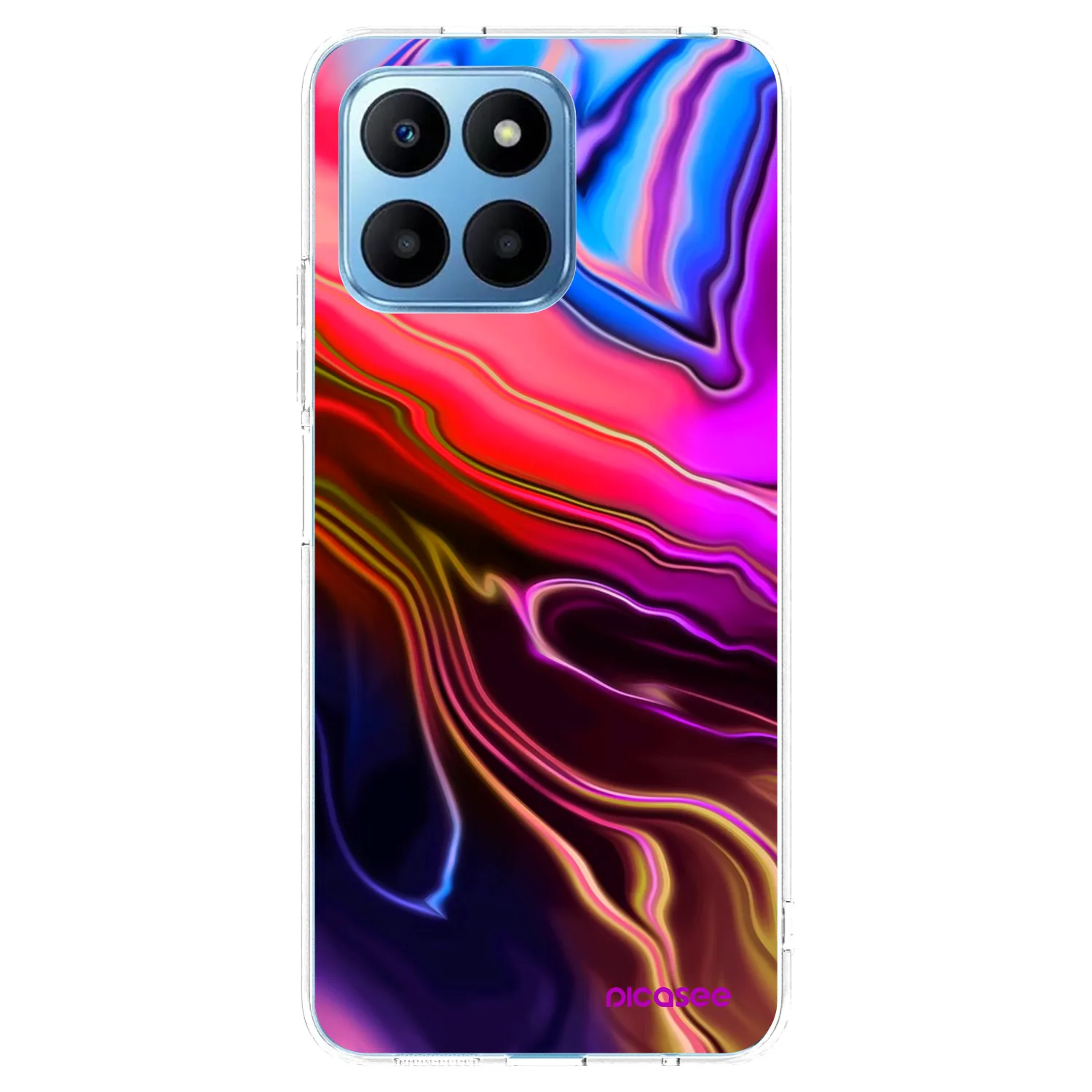 Picasee silikonový průhledný obal pro Honor 70 Lite - Electric