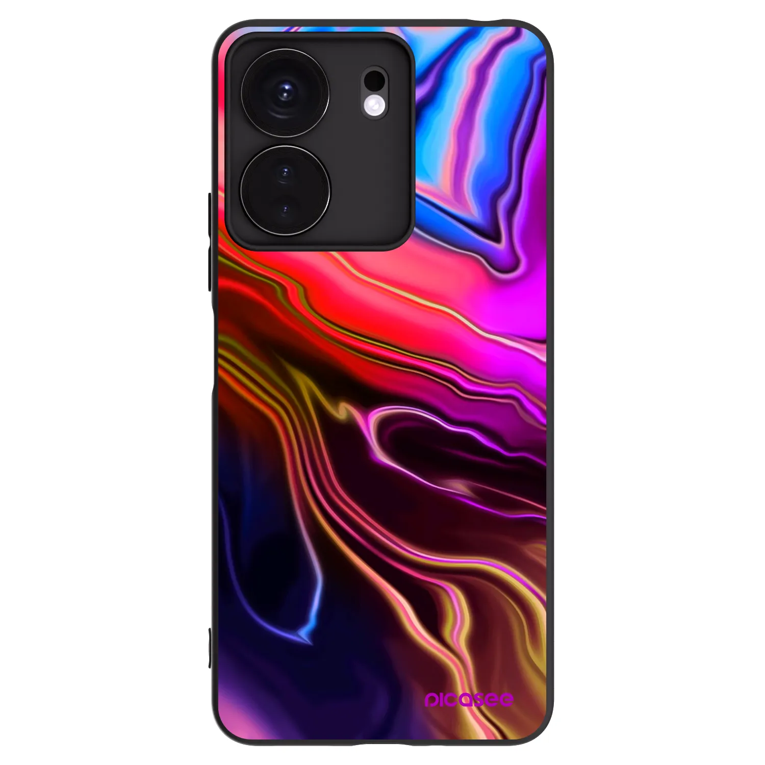 Picasee silikonový černý obal pro Xiaomi Redmi 13C 4G - Electric
