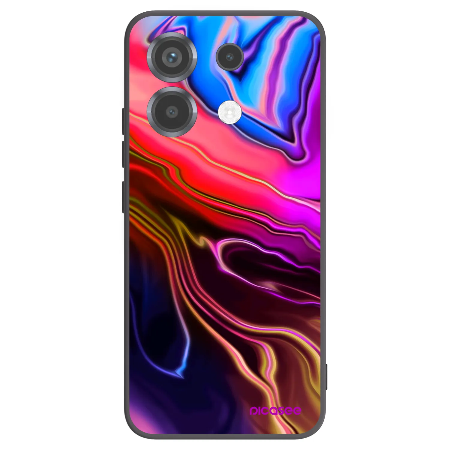 Picasee silikonový černý obal pro Xiaomi Poco X6 - Electric