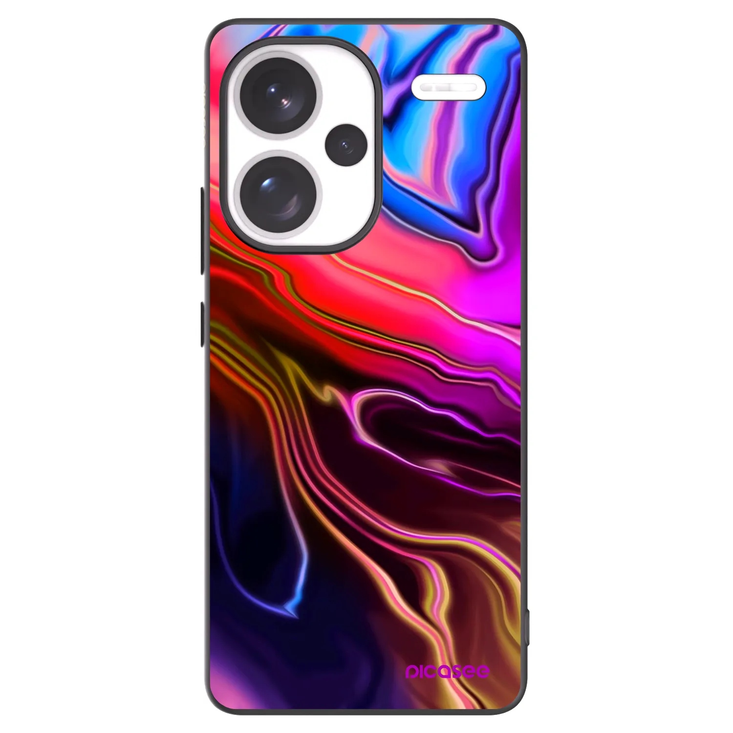 Picasee silikonový černý obal pro Xiaomi Redmi Note 13 Pro+ 5G - Electric