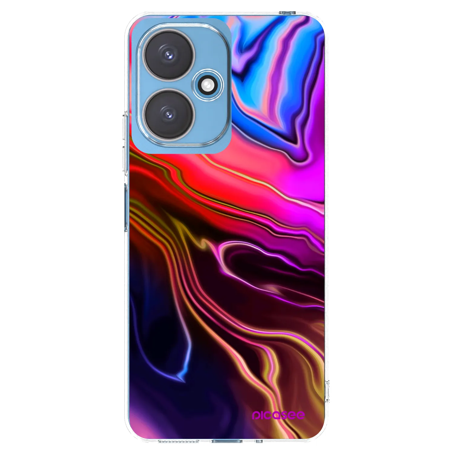 Picasee silikonový průhledný obal pro Xiaomi Redmi 13C 5G - Electric