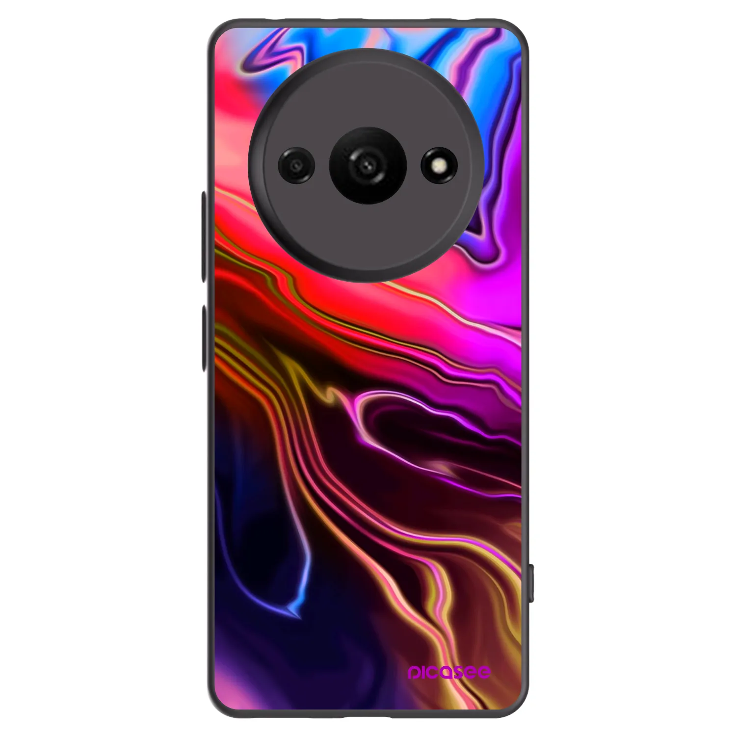 Picasee silikonový černý obal pro Xiaomi Redmi A3 - Electric