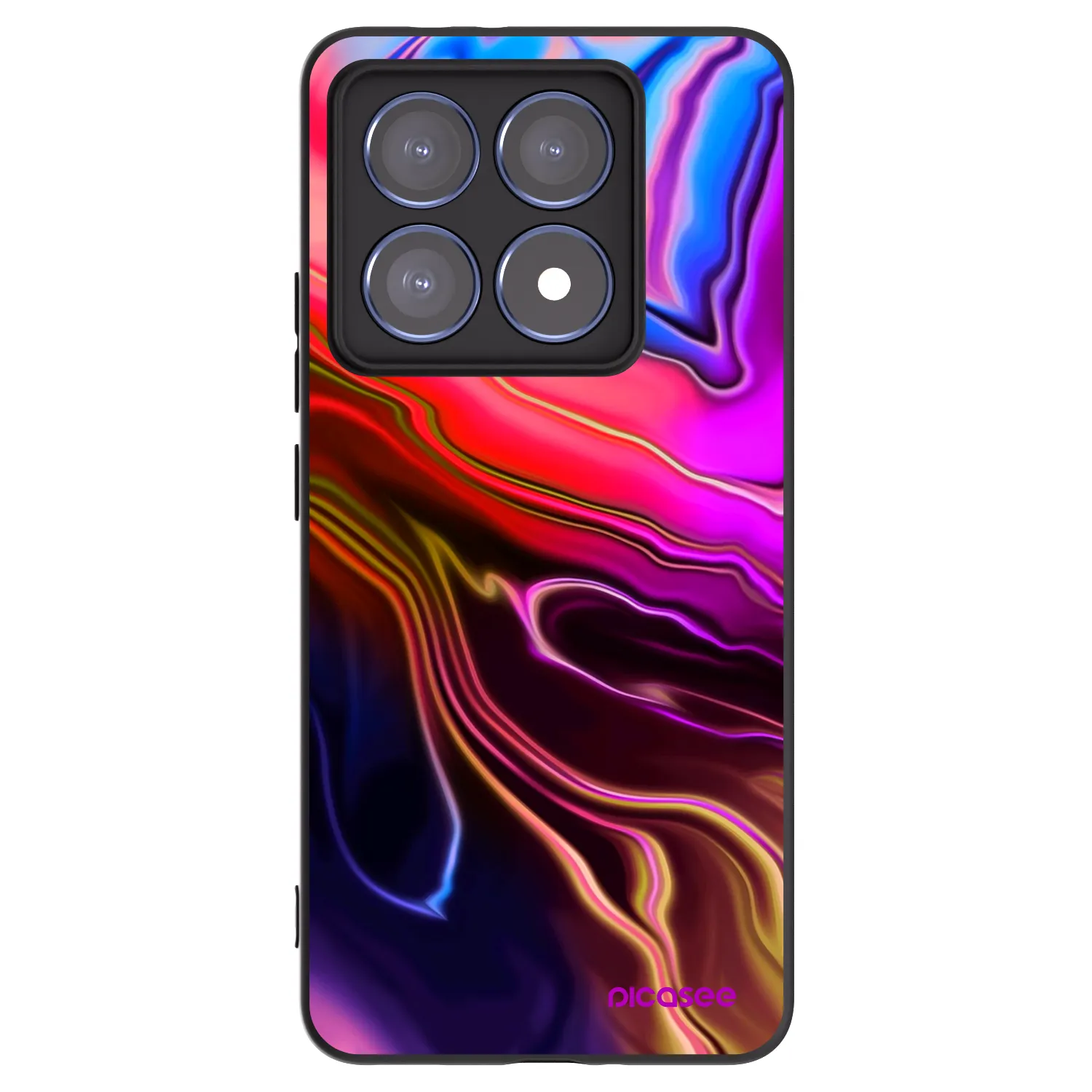 Picasee silikonový černý obal pro Xiaomi 14T Pro - Electric