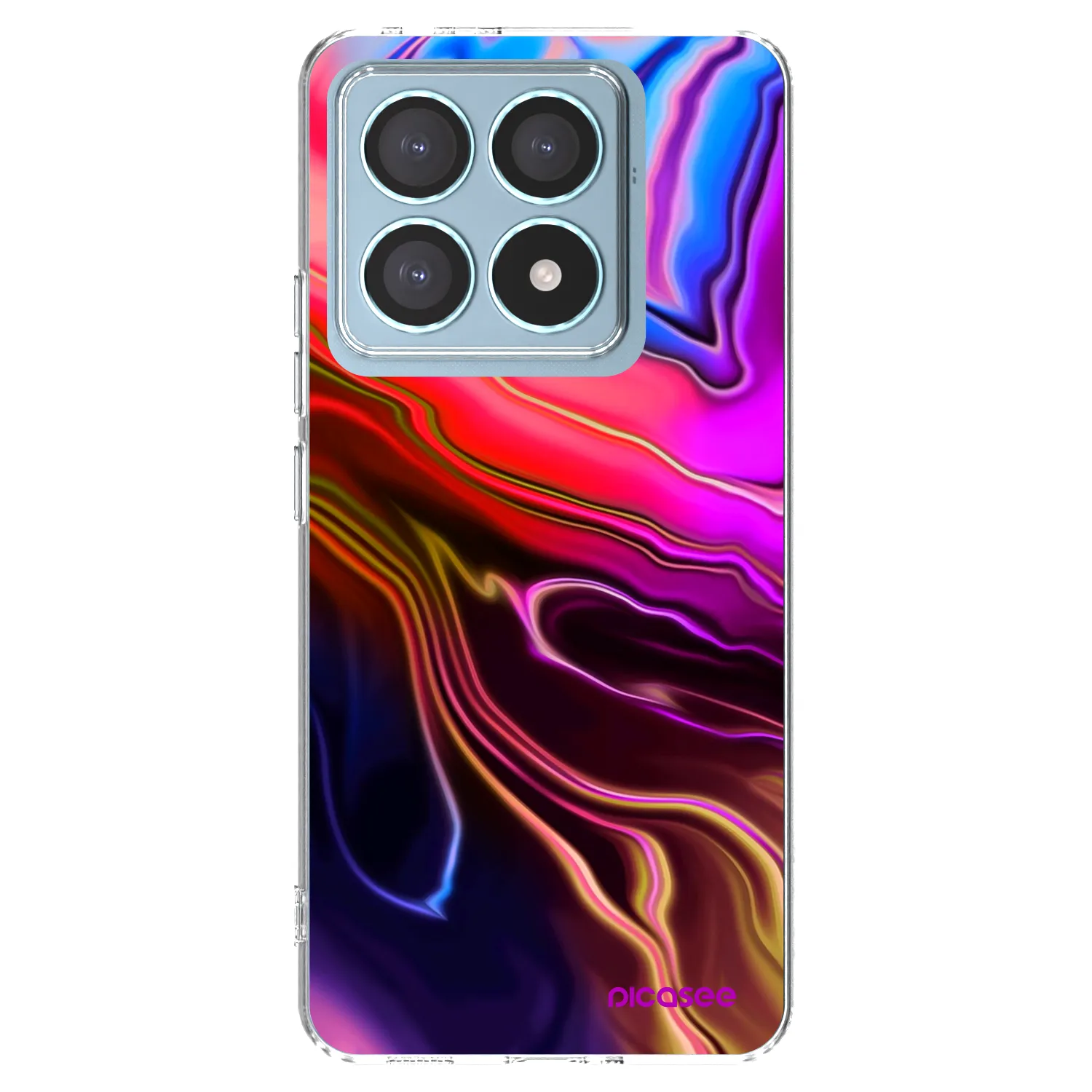 Picasee silikonový průhledný obal pro Xiaomi 14T Pro - Electric