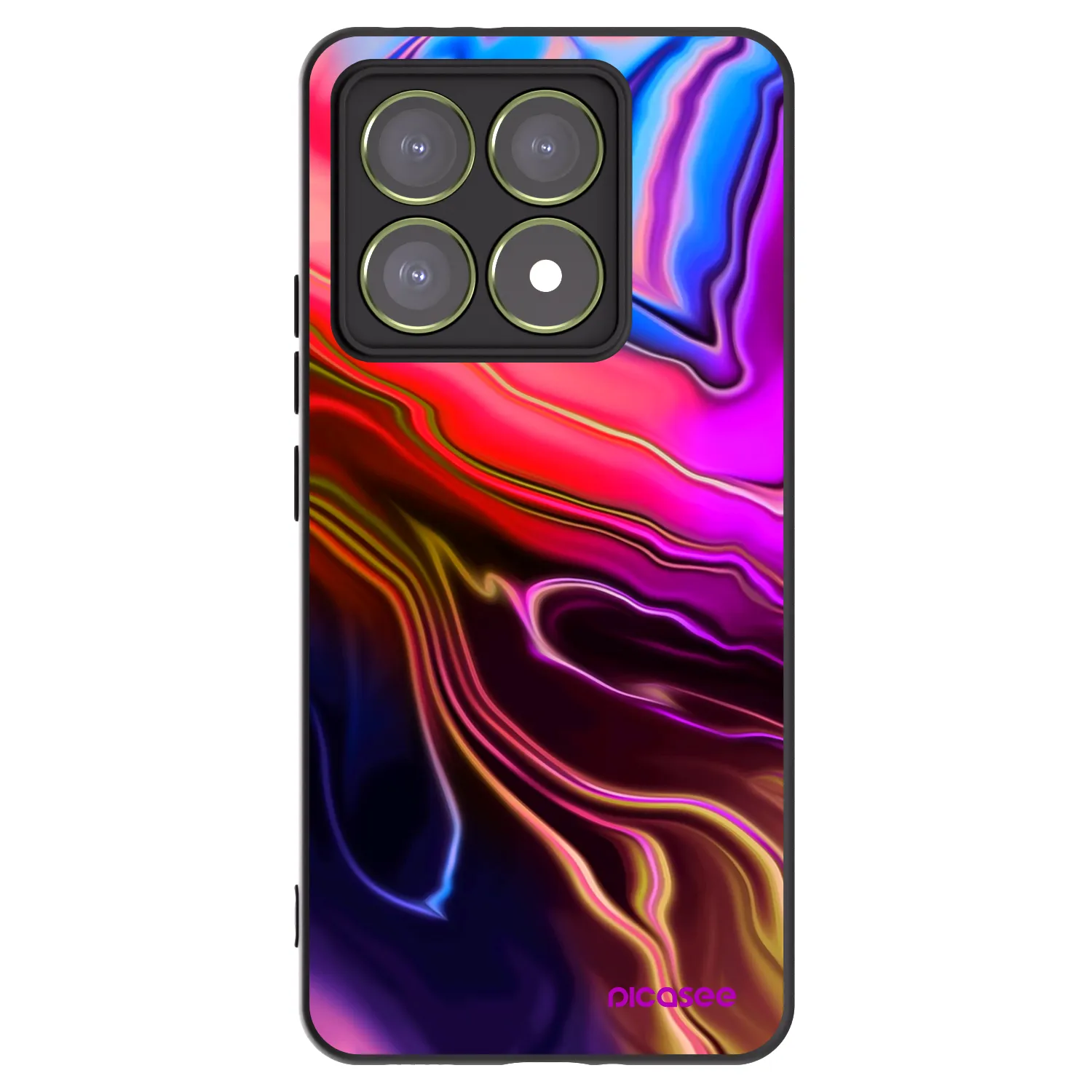 Picasee silikonový černý obal pro Xiaomi 14T - Electric