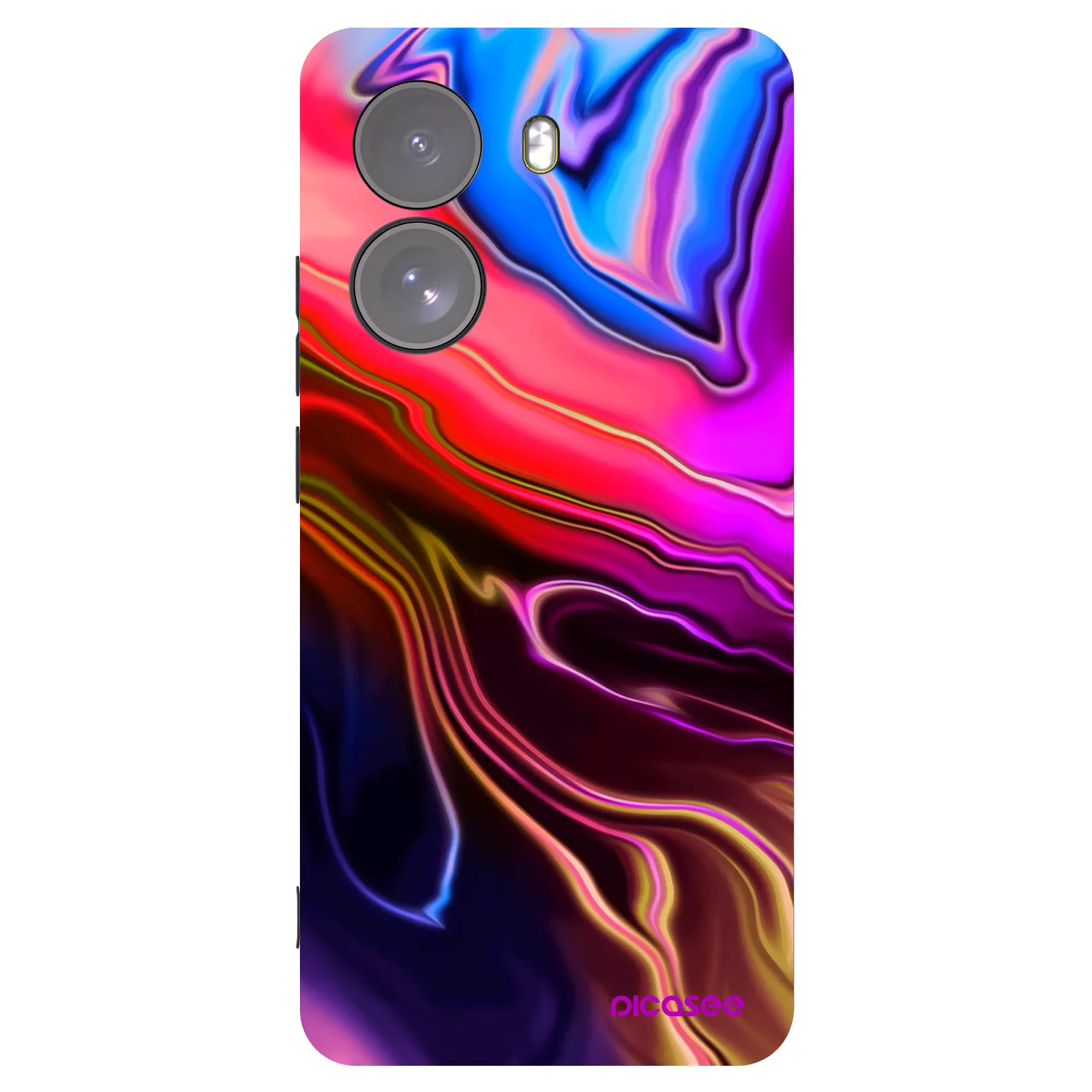 Picasee silikonový černý obal pro Xiaomi Poco X7 - Electric