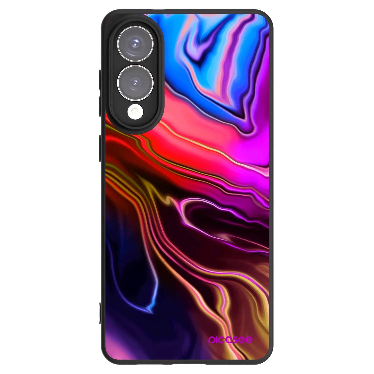 Picasee silikonový černý obal pro Samsung Galaxy S25 Edge 5G - Electric