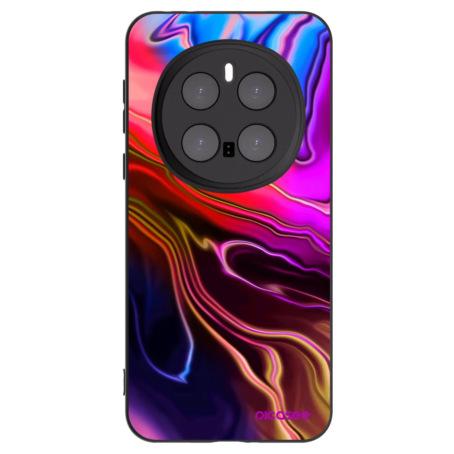 Picasee silikonový černý obal pro Honor Magic7 Pro 5G - Electric