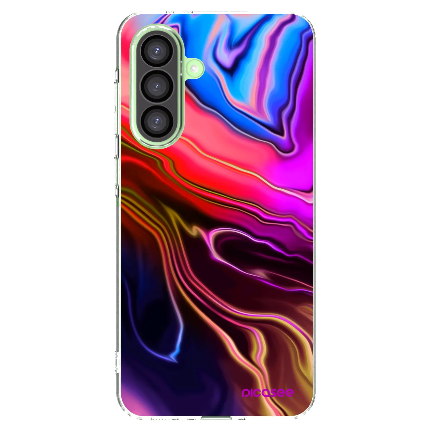 Picasee silikonový průhledný obal pro Samsung Galaxy A26 5G A266B - Electric