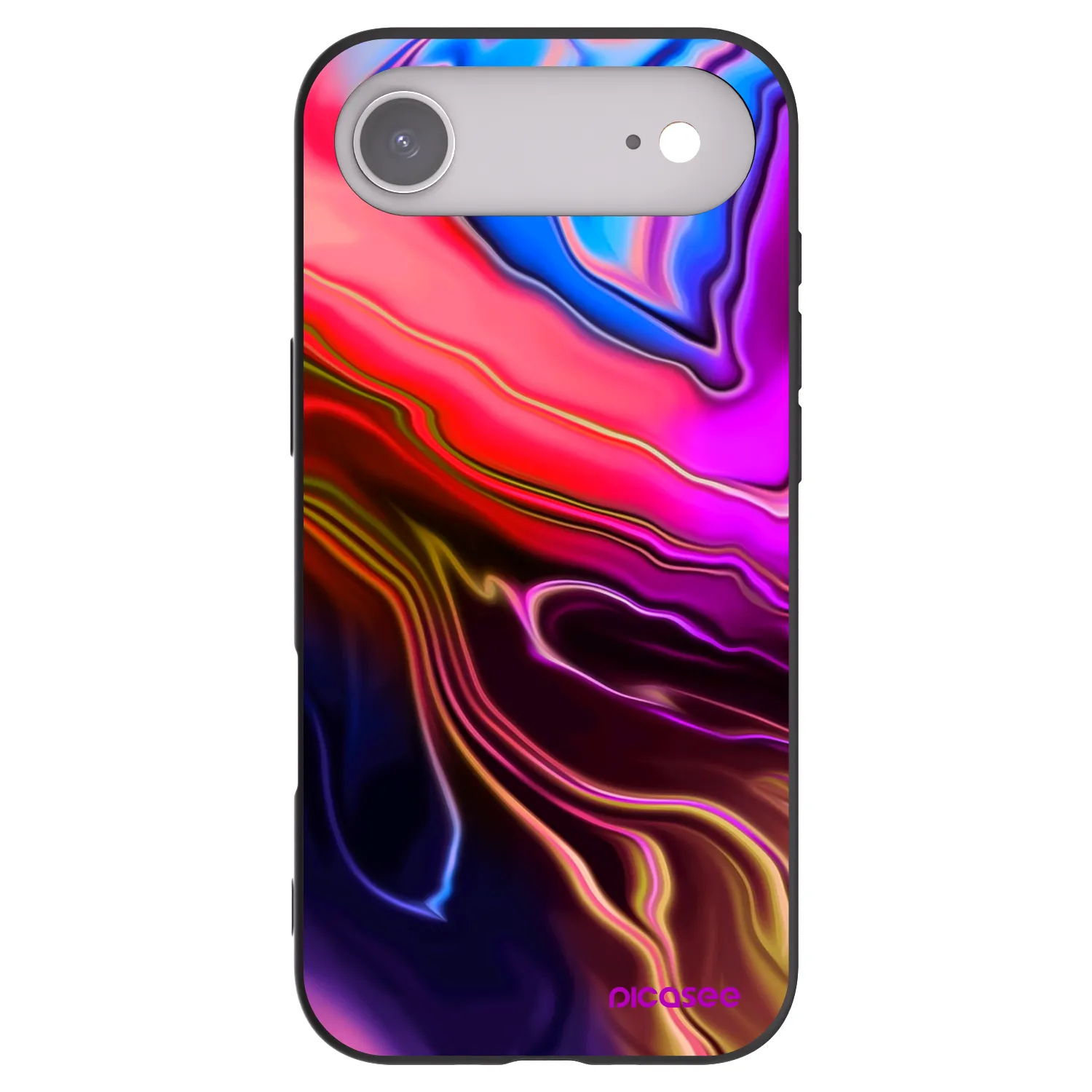 Picasee silikonový černý obal pro Apple iPhone Air - Electric