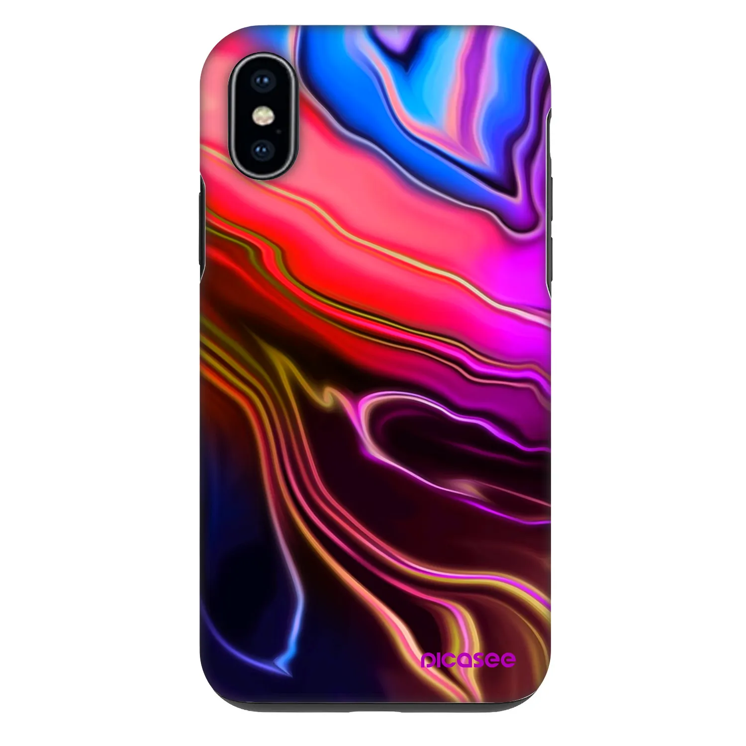 Picasee Fashion Case pro Apple iPhone X/XS - Electric