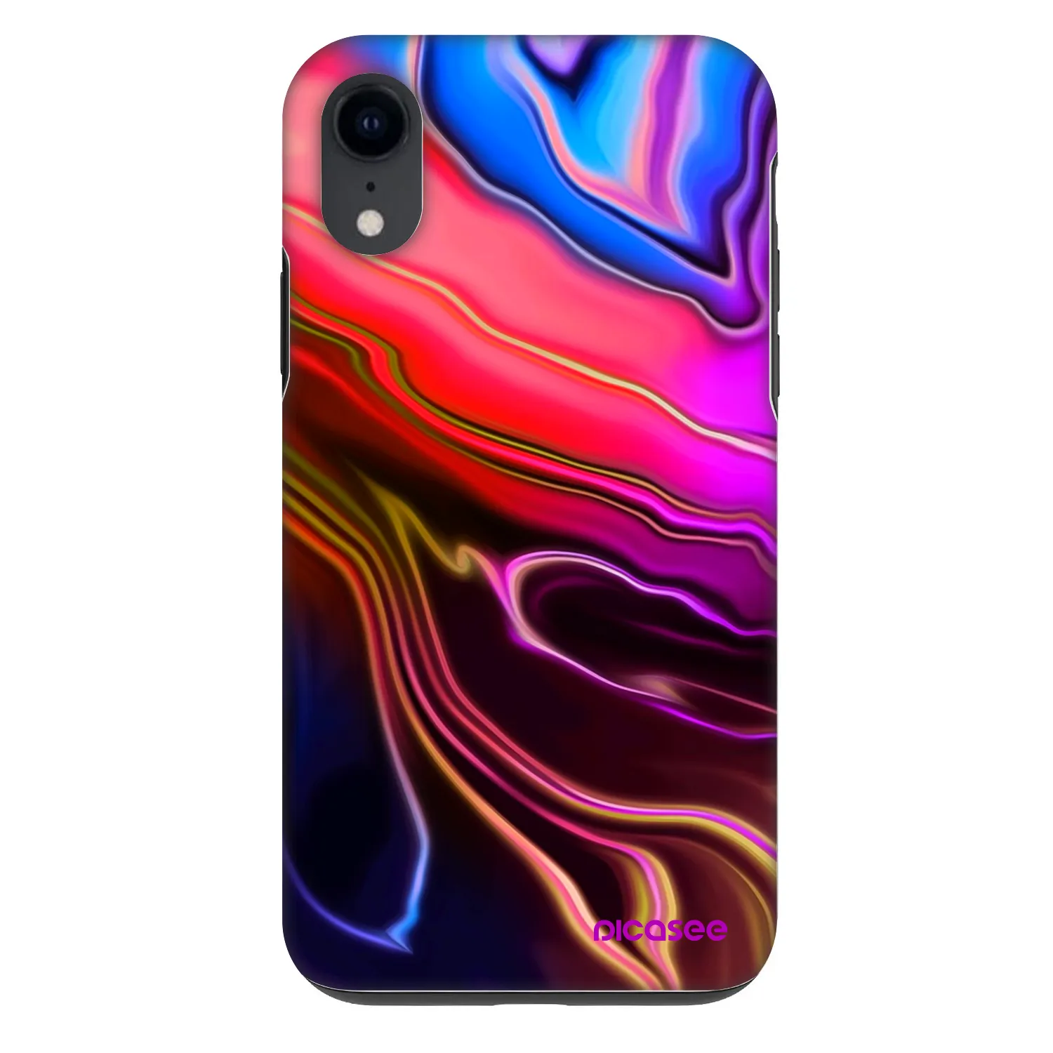 Picasee Fashion Case pro Apple iPhone XR - Electric