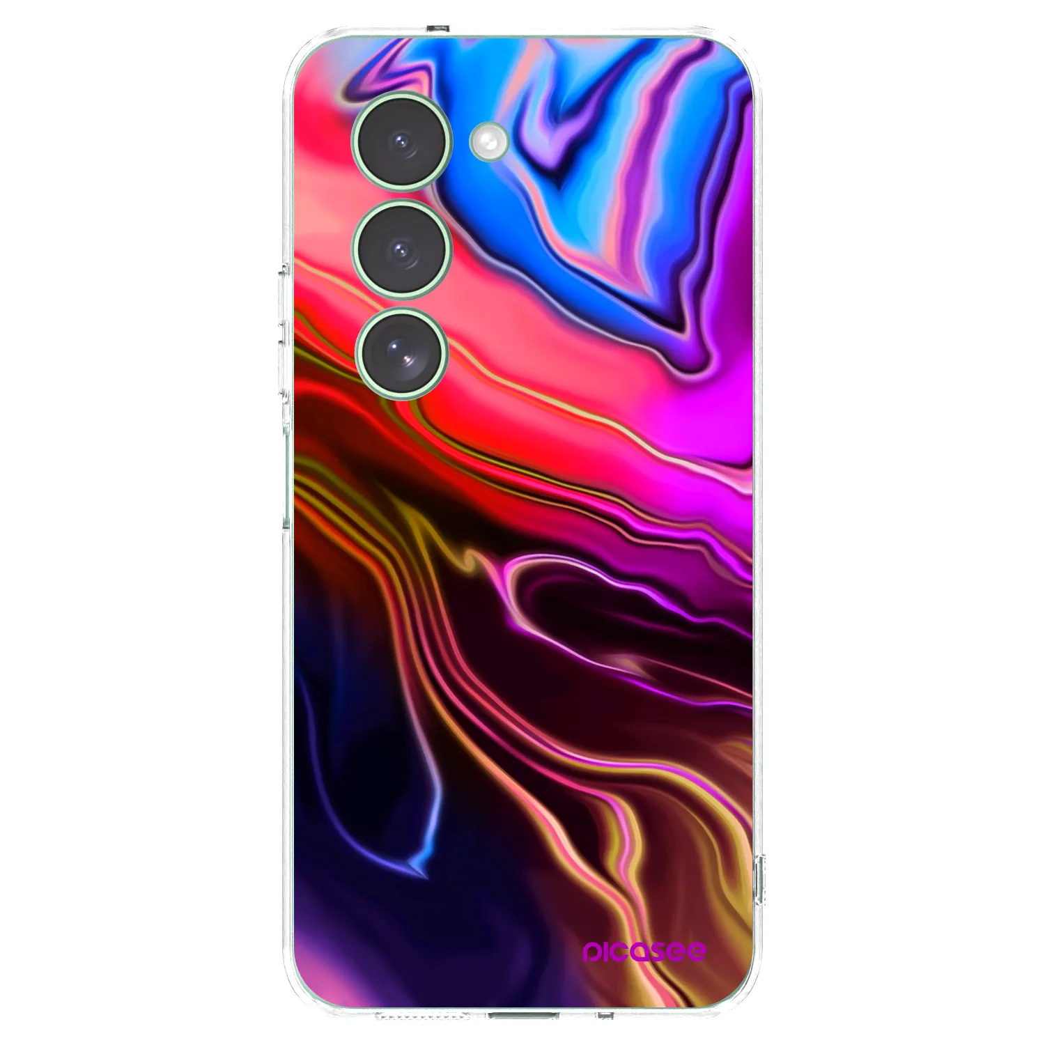 Picasee silikonový průhledný obal pro Xiaomi Redmi 15 5G - Electric