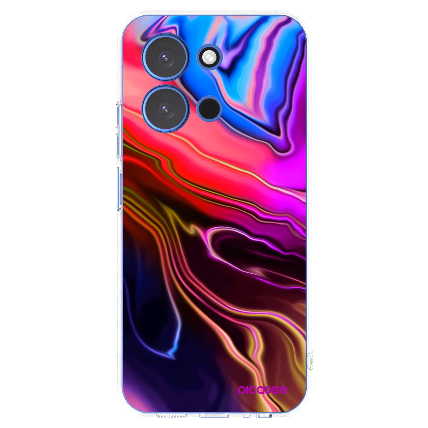 Picasee silikonový průhledný obal pro Xiaomi Redmi 15C 4G - Electric